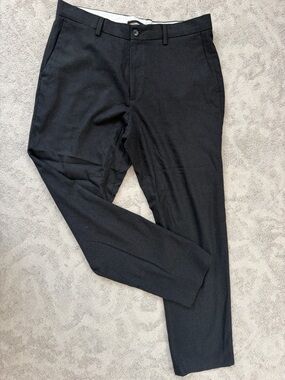 Zara Men's Black Dress Pants - Classic Slim Fit